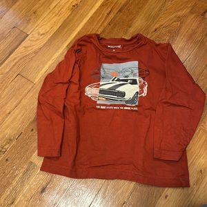 Mayoral race car t shirt, size 3